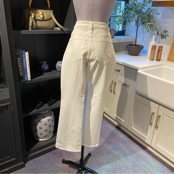 NWT J. Crew White Full-Length Demi Boot Cut Jeans – Size 30 - Picture 7 of 11
